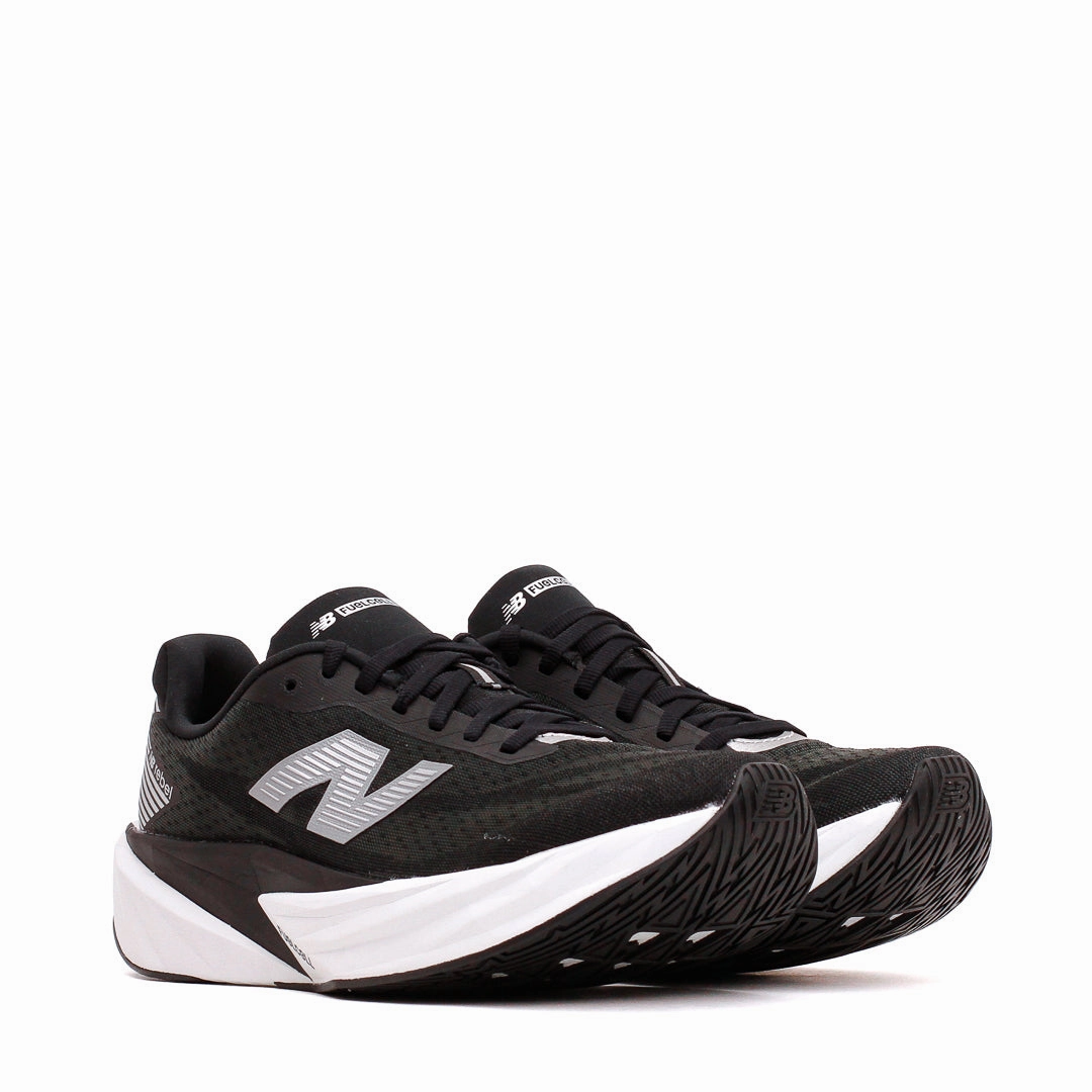 New Balance Men FuelCell Rebel v5 Black MFCXLO5 Neutral Color leather upper shoes