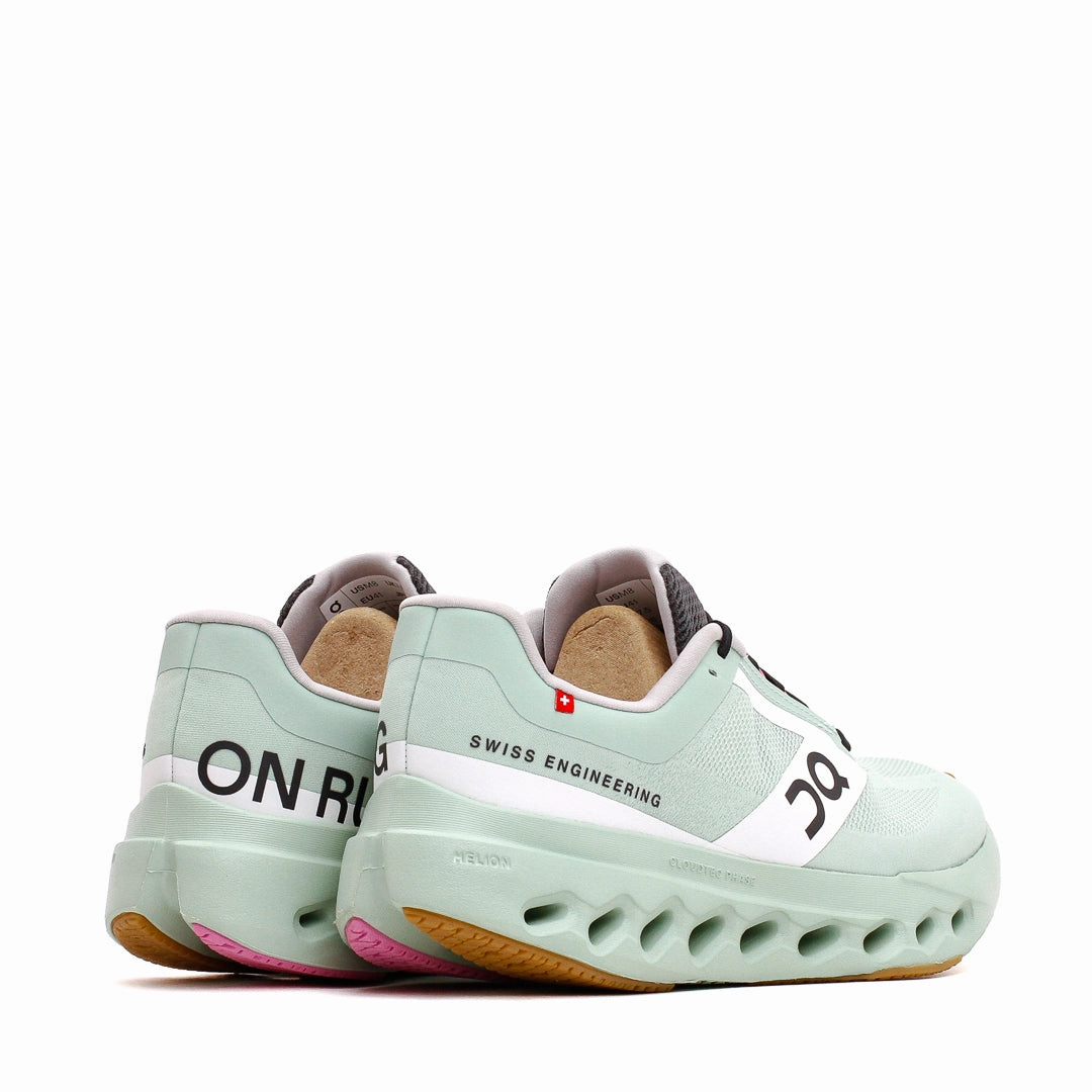 hook and loop closure easy - to - clean shoe feature ON Men Cloudsurfer Next Z5 Mineral Almond 3MF10323005