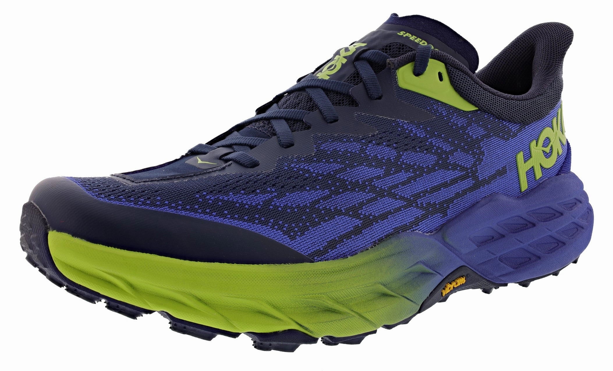 Hurdling Hoka Men's Speedgoat 5 Ultra Marathon Trail Running Shoes