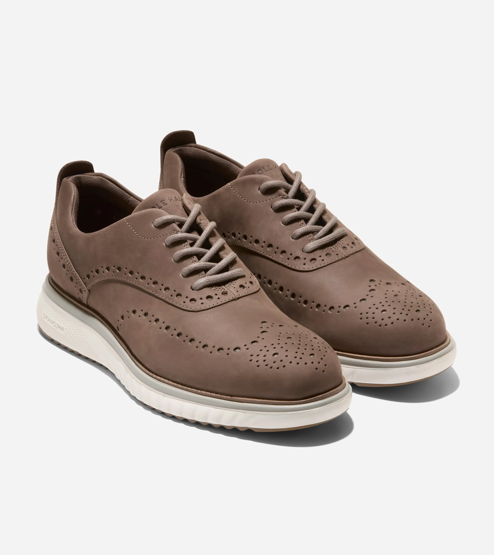 Comfort Wear Shoes Matte Finish Urban Lifestyle Cole Haan Men's Zerogrand Eon Wingtip Oxfords