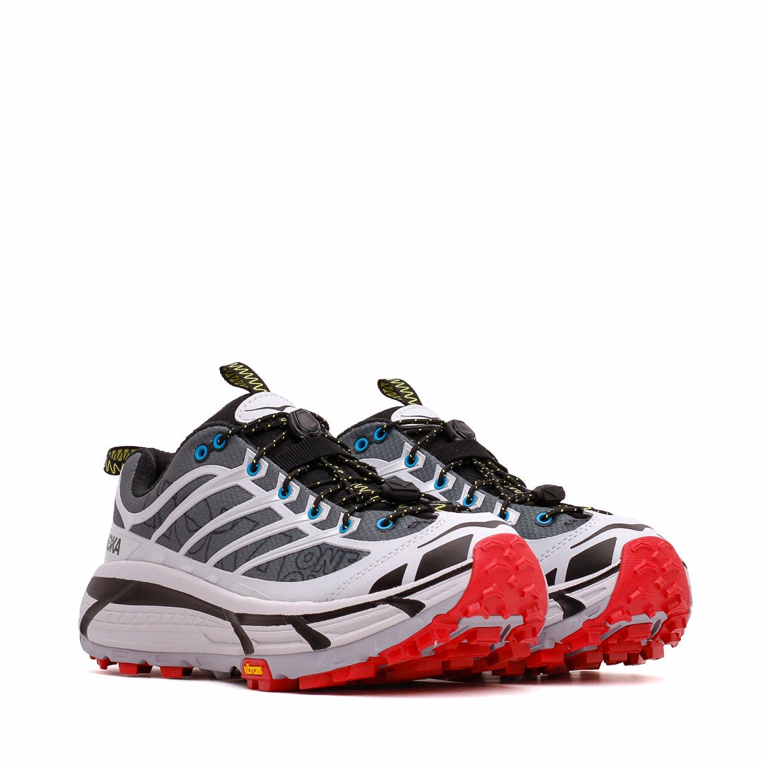Hoka One One Unisex Mafate Three2 Wordmark Ash Grey Outer Orbit 1175490-ARYT Abrasion Resistant Materials Multi   Purpose