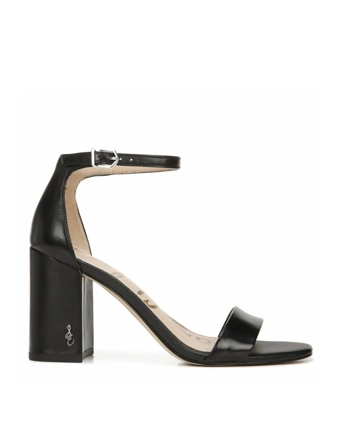 Daniella Block Heel Sandal In Black Smart Heels Club Ready