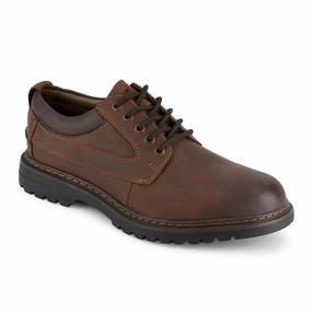 Effortless Look Dockers Mens Warden Leather Rugged Casual Oxford Shoe with Stain Defender