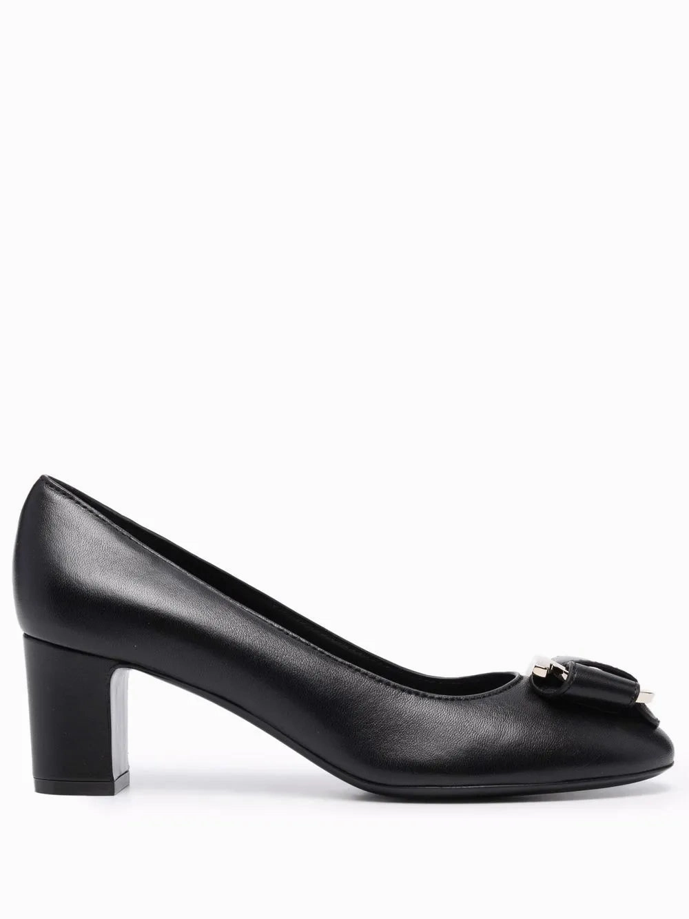 Perfect Steps Ferragamo Gancini-Bow Leather Pumps