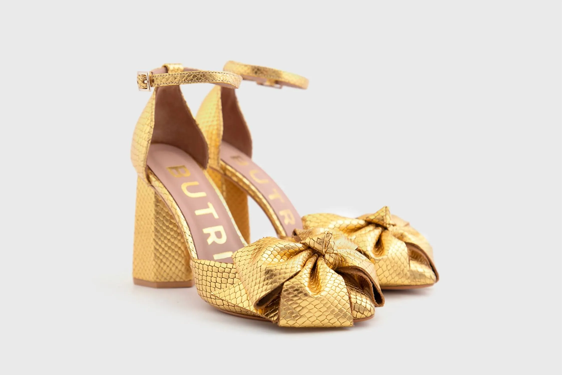 Francesca Pump Sandal In Gold Work Proof Night Glow