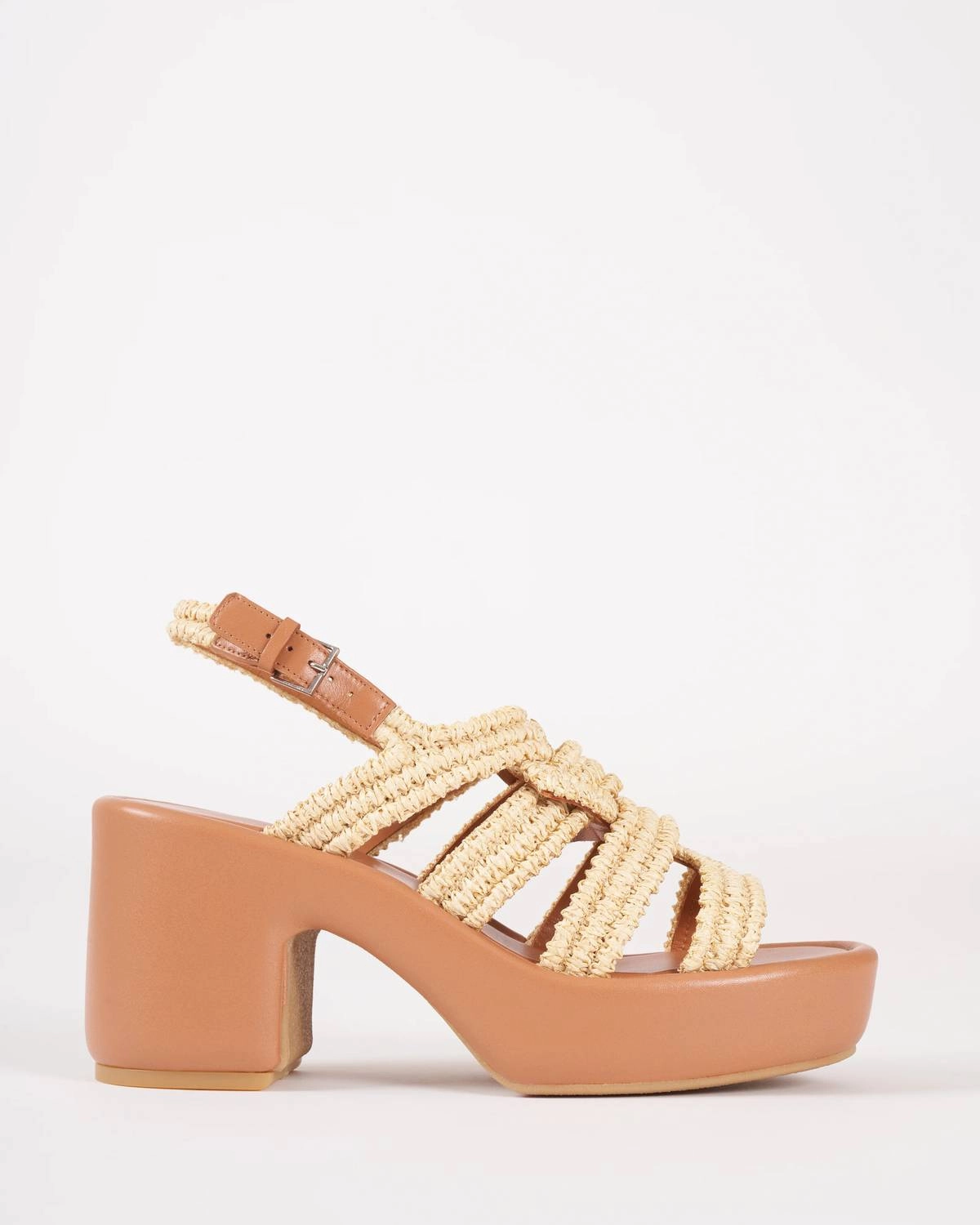 Dinel Heel In Natur Rafia Gala Night spring fresh