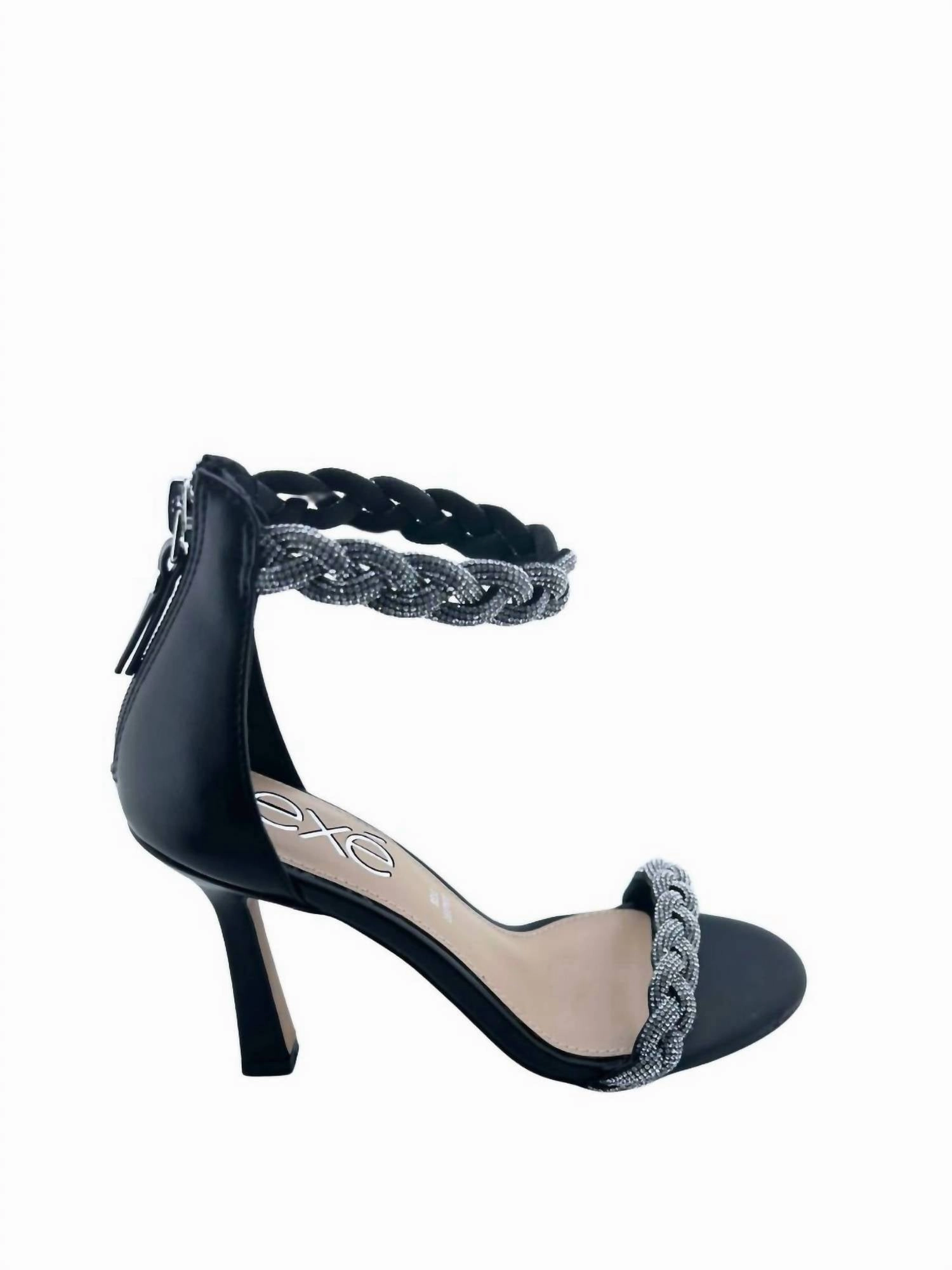 Ankle Loop Women's Julia Sandals In Black