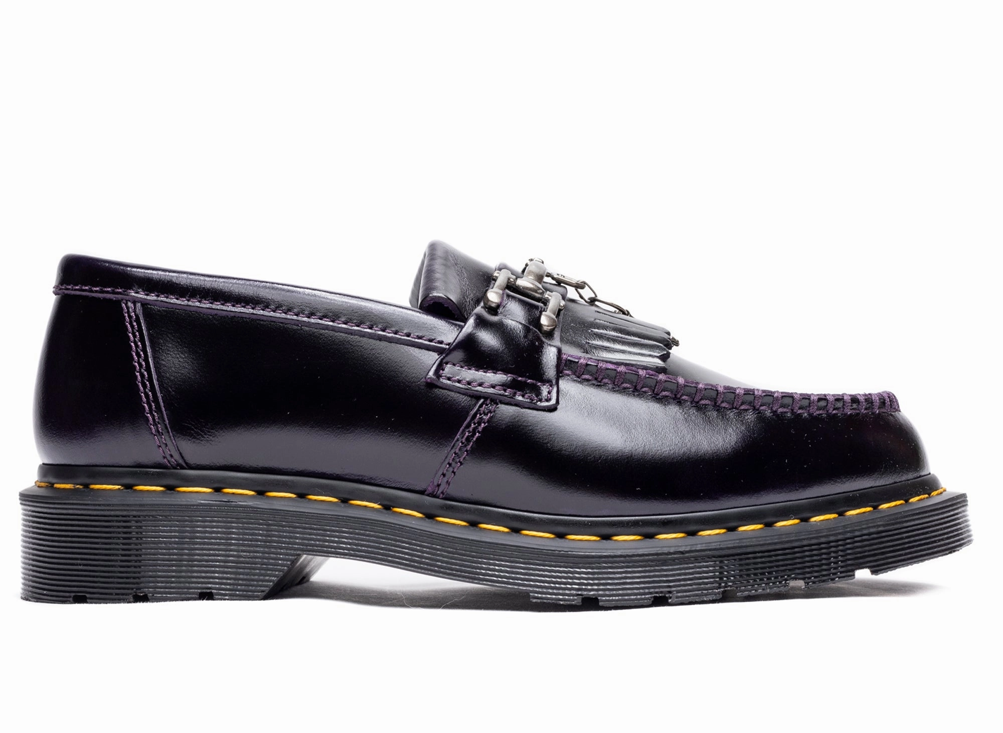 Dr. Martens Adrian Bone Snaffle in Dark Purple Calm Design Office Go