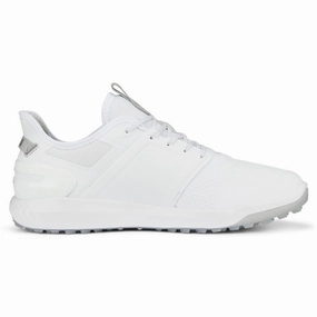 PUMA Ignite Elevate SS Spikeless Golf Shoes White/Silver - SS24 Men Active Hold quick dry
