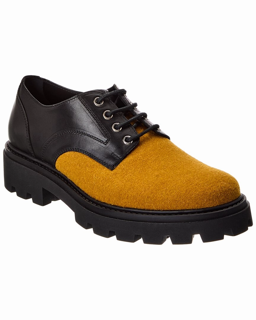 TODs Felt & Leather Derby Classic Oxfords