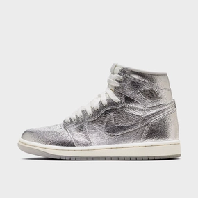 athletic style Jordan Women's 1 Retro Hi OG Metallic Silver