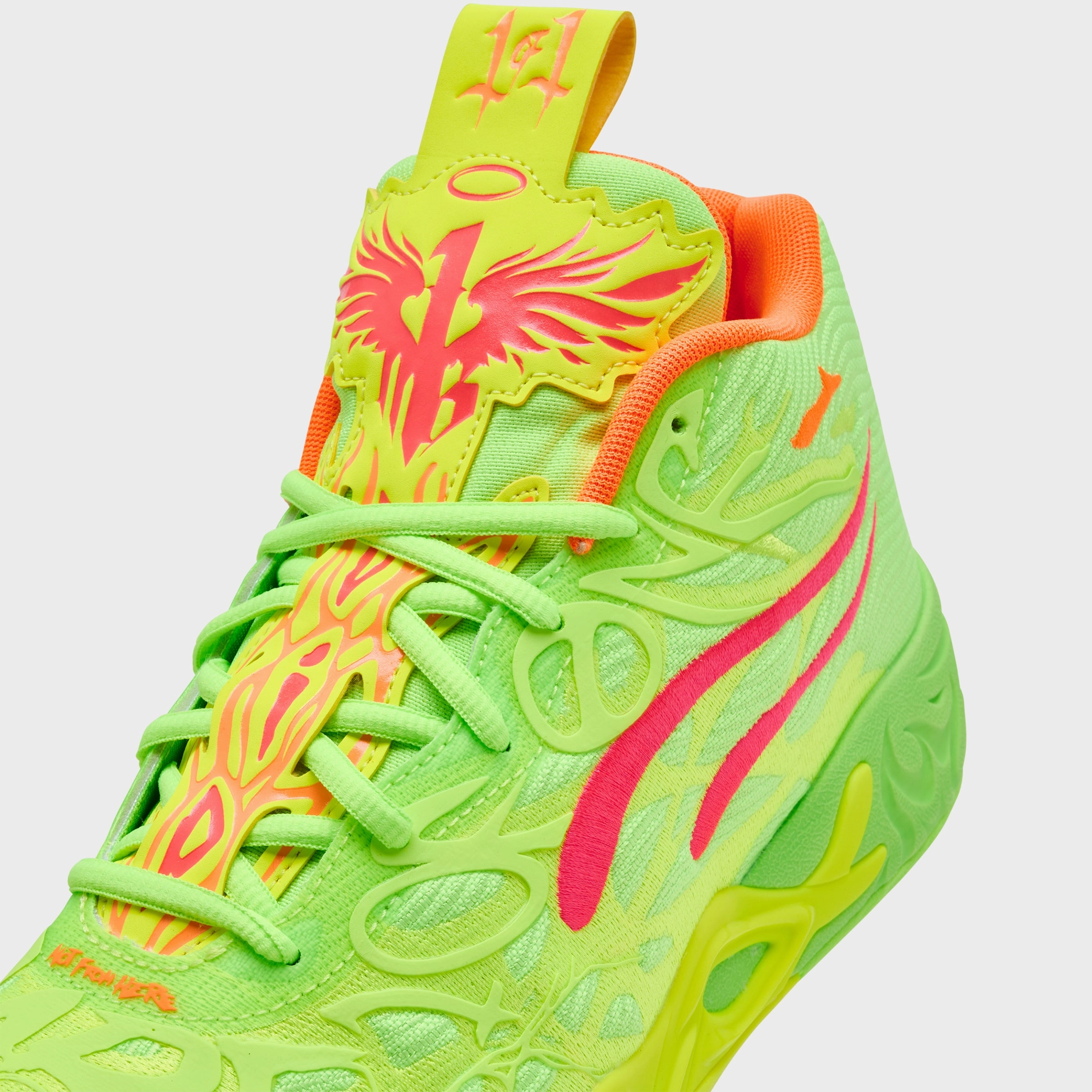 PUMA x LaMelo Ball MB.04 Yellow Alert / Green Glare - Pink Alert Jump Control Speed Training