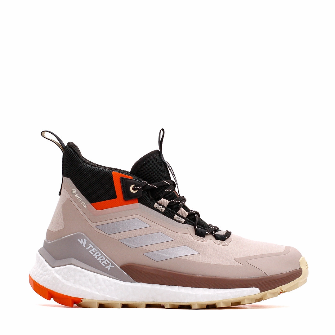 Pressure Mapped Padding Compression Zones Adidas Outdoors Men Terrex Free Hiker 2 GTX Gore-Tex Beige HQ8384