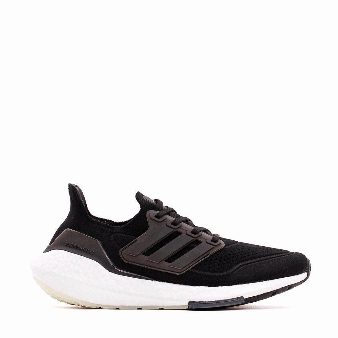 concrete running footwear Adidas Running Women Ultraboost 21 Black White FY0402