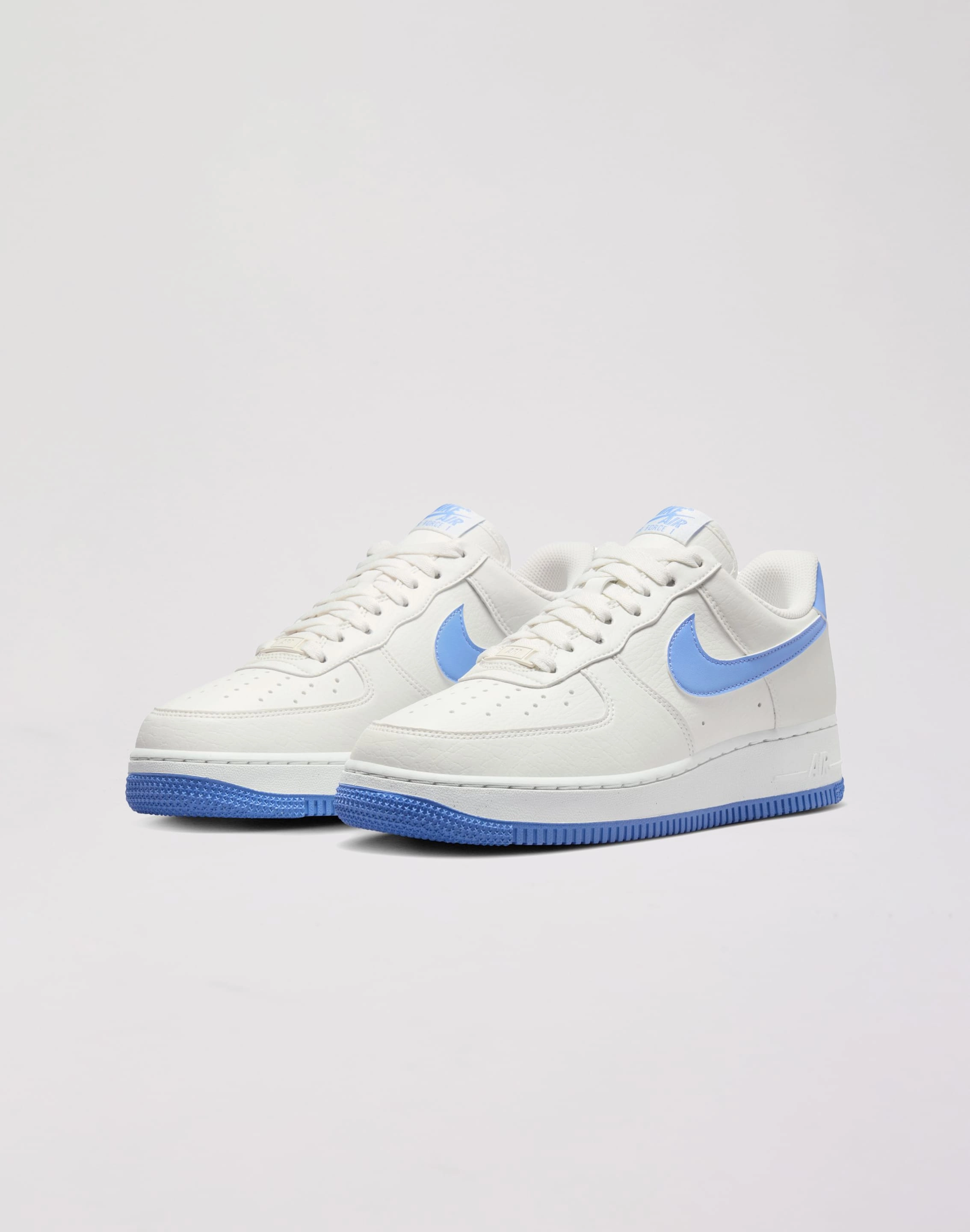 Extended Width Options Quick Dunk Shoes Nike Air Force 1 '07 Next Nature "Sail/Royal Pulse"