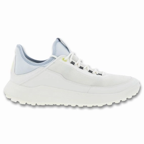 Adjustable Straps Supportive Fit ECCO Core Mesh Spikeless Golf Shoes White/Air - 22 Men