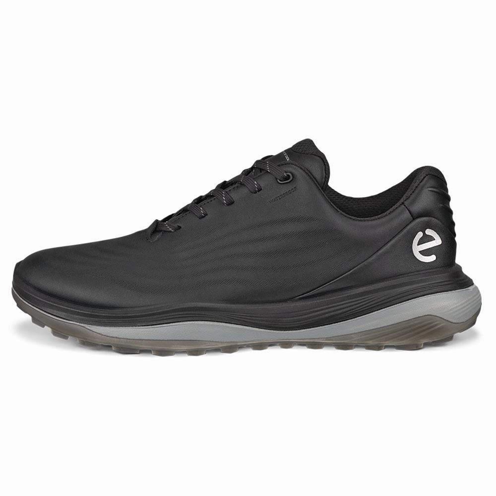 Elite Track ECCO LT1 Spikeless Golf Shoes Black - FW24 Men