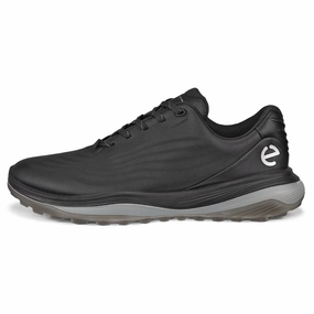 Pro Reaction Flex Comfort ECCO LT1 Spikeless Golf Shoes Black - FW24 Men