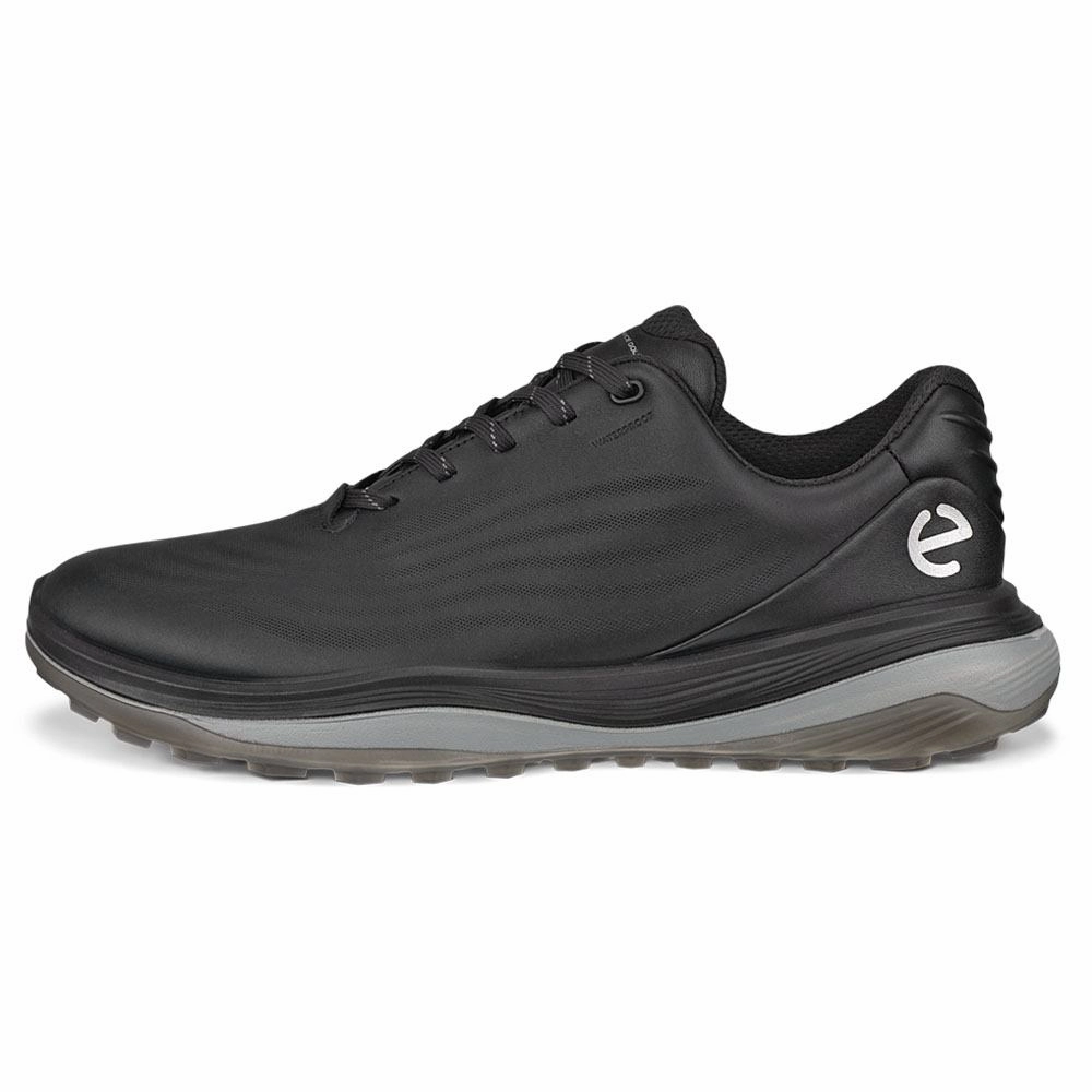 ECCO LT1 Spikeless Golf Shoes Black - FW24 Men Soft outsole