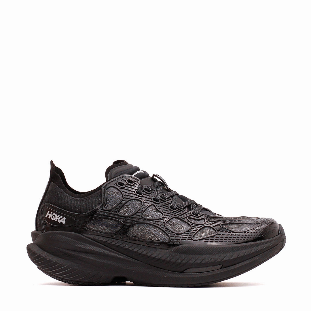 evening runner Hoka One One Unisex Mach X Caged Black Midnight Blue 1168932-BMD