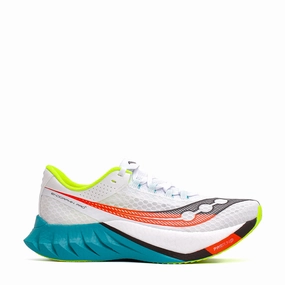 thick insole shoes Saucony Men Endorphin Pro 4 White Mutant S20939-97