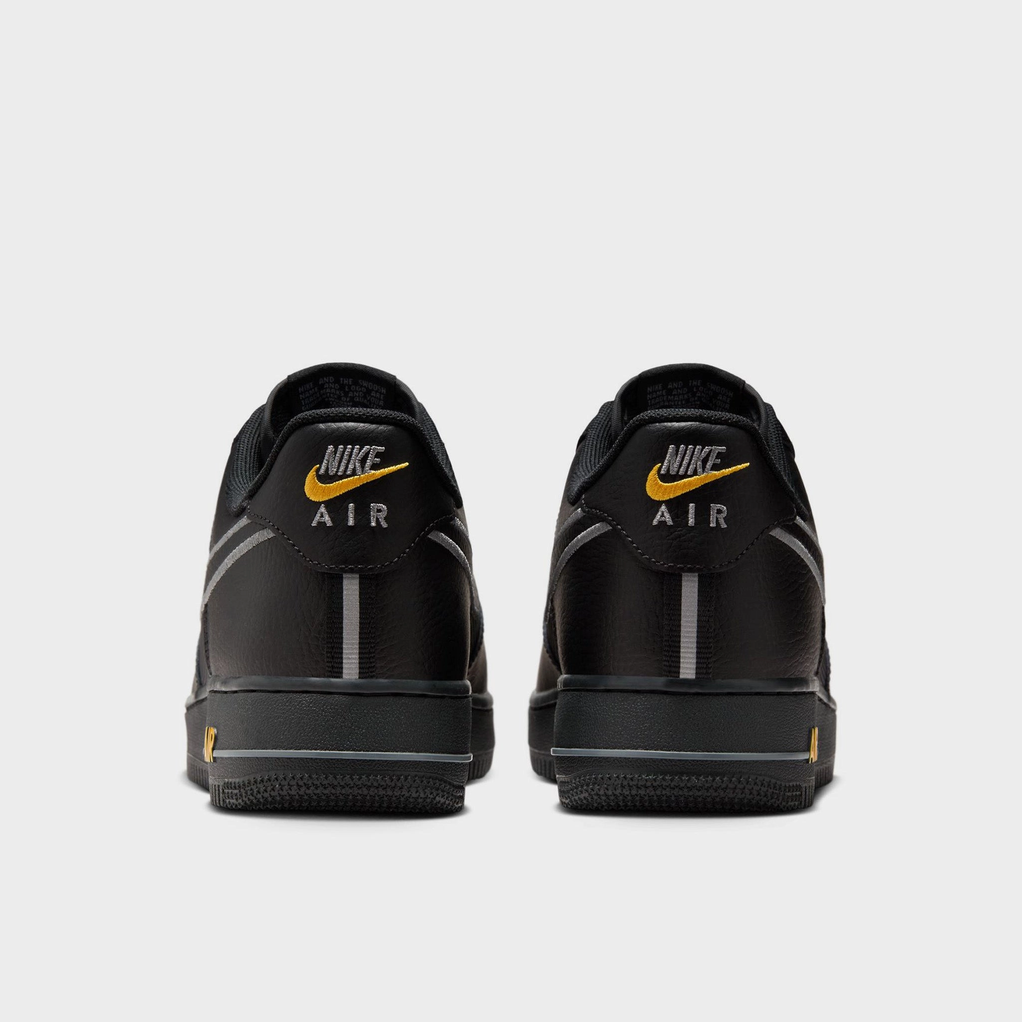 Friction control Anatomical Heel Shape Nike Air Force 1 '07 Black / Cool Grey - Sundial