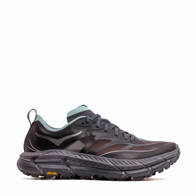 Quick Drying Lining Hoka One One Unisex Mafate Speed 4 Lite Charcoal Grey Jade 1168450-CJD