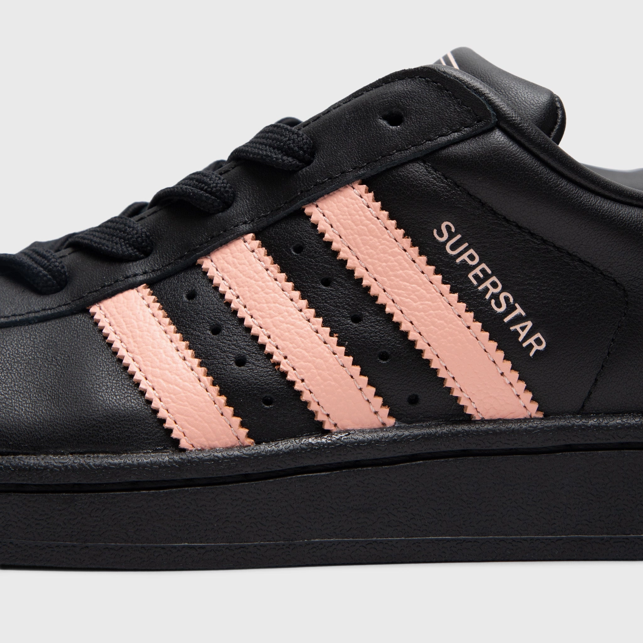 adidas Women's Superstar II Core Black / Glow Pink Athlete Performance Layer Agility Zone Comfort