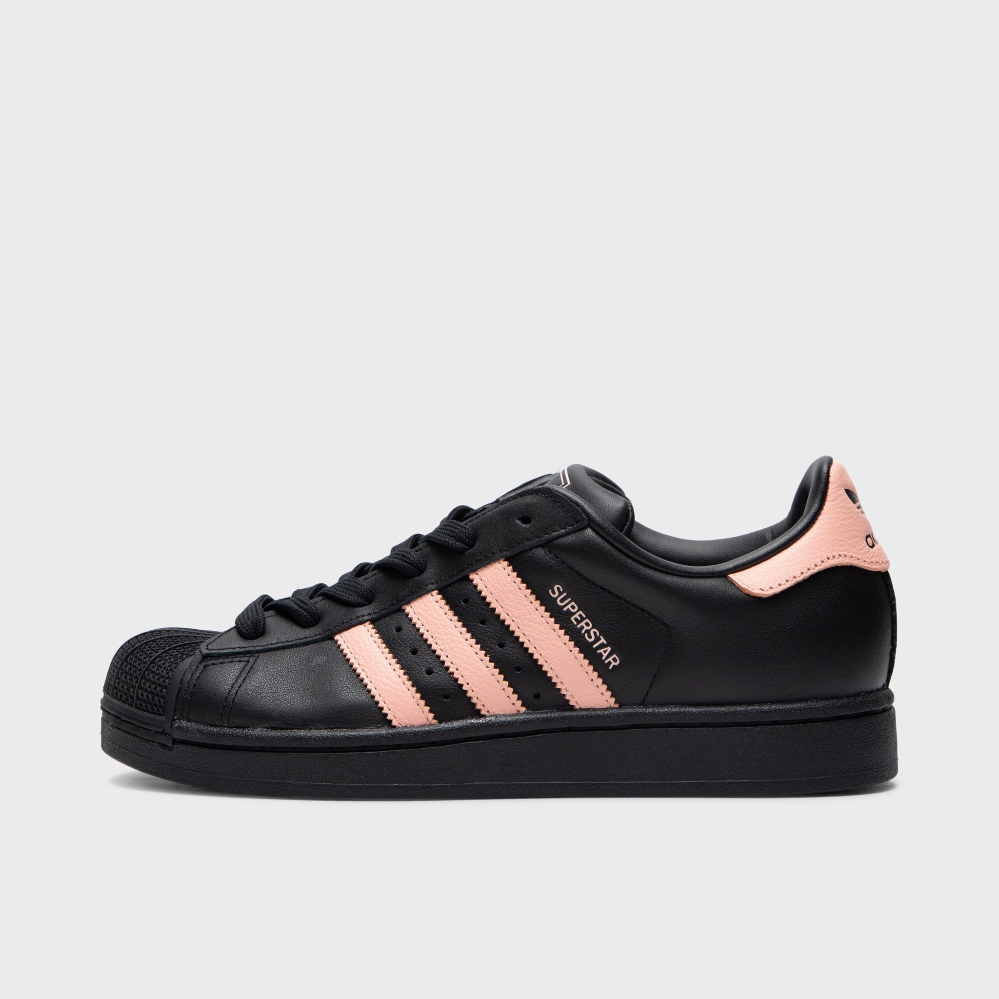 adidas Women's Superstar II Core Black / Glow Pink Power Play Optimal Performance