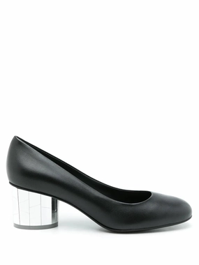 Shock Pad Ferragamo Farrah Slip-On Leather Pumps