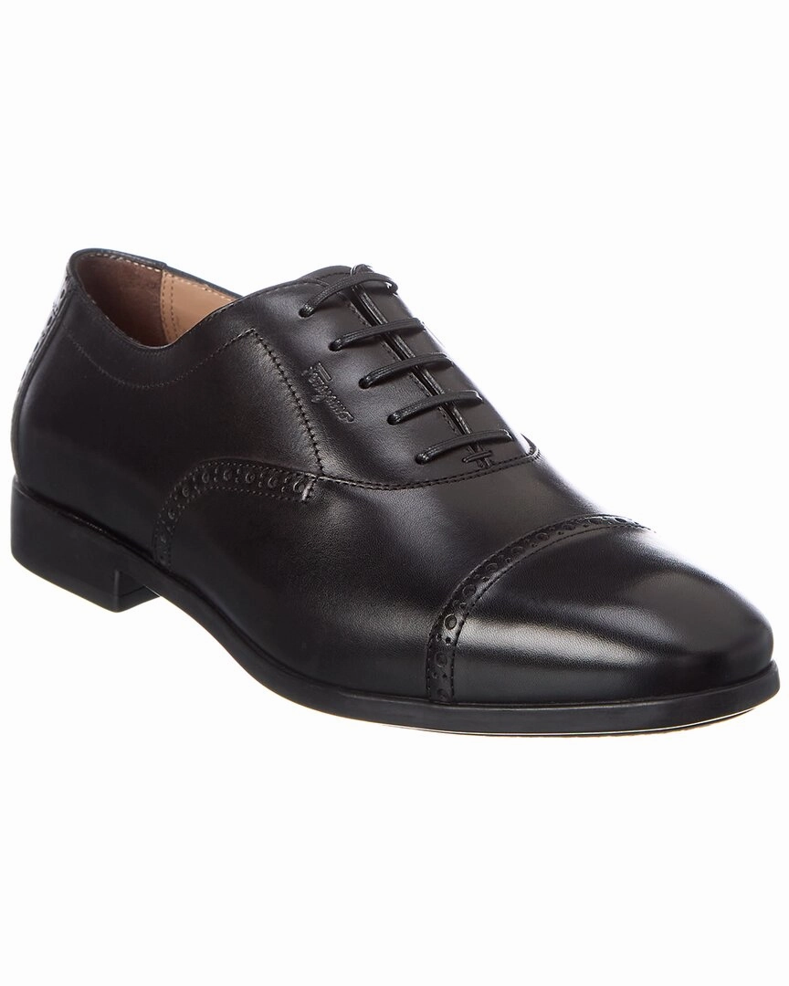 Ferragamo Riley Leather Oxford Footwear Essential Footwear Look