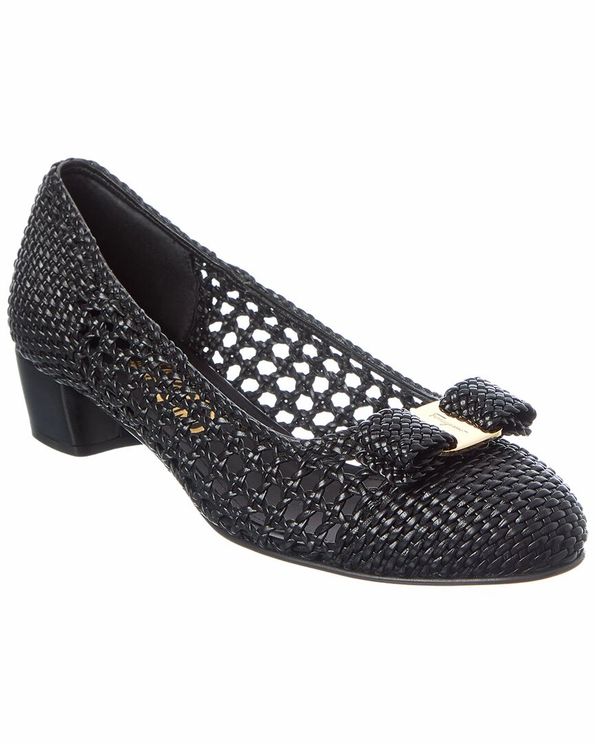 Ferragamo Vara Leather Pump Trendy