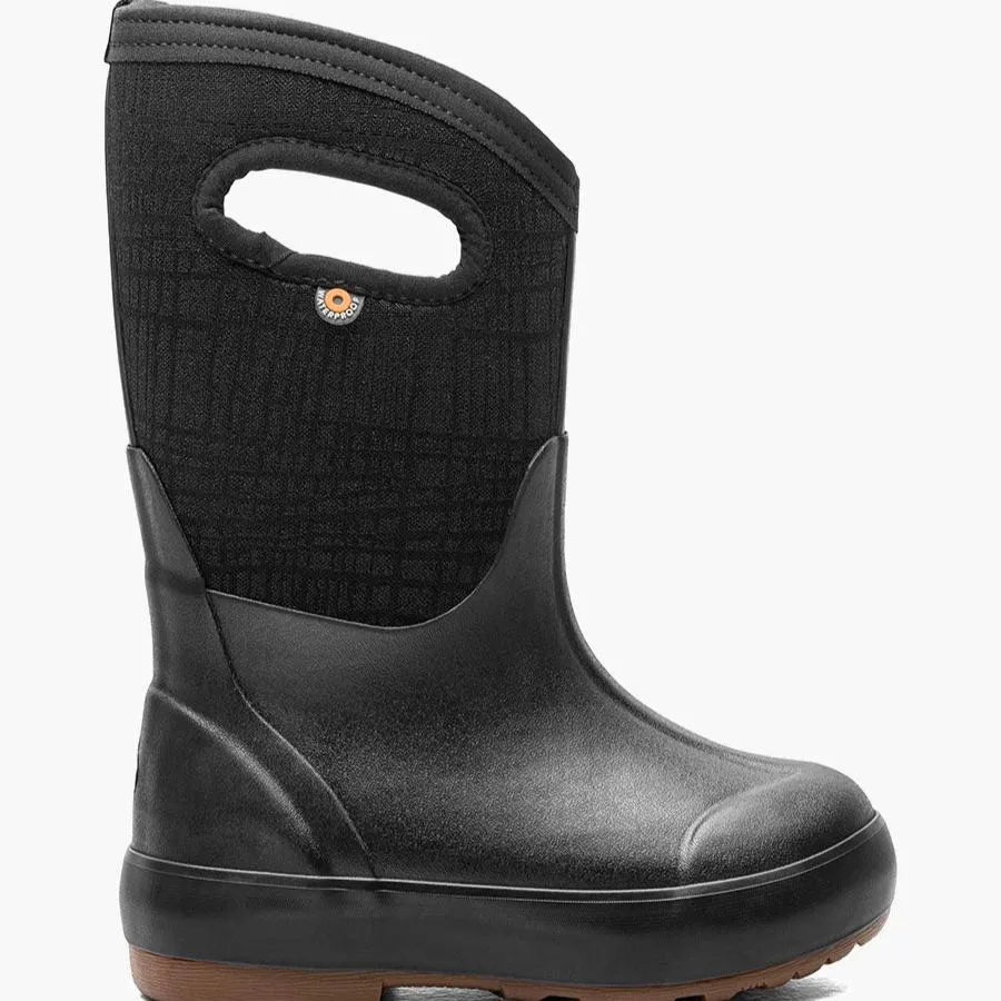 BOGS Black Cracks Classic II Boots Insulated Urban Commute Airport Look