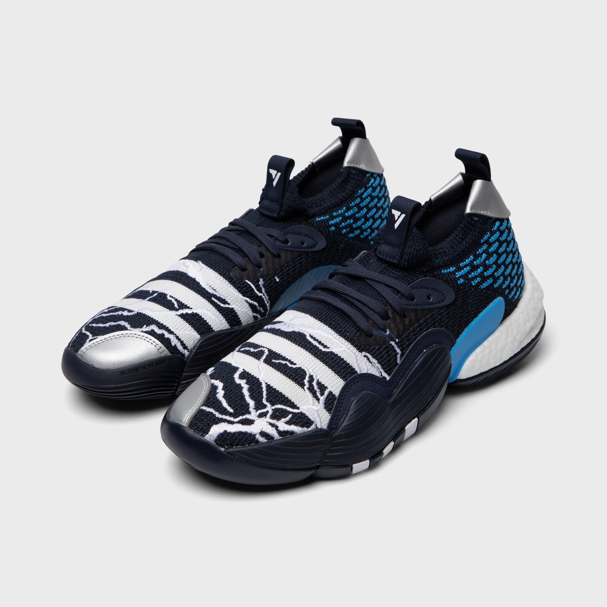 Impact Absorption Layer Hyper Elastic Tongue adidas Trae Young 2 Legend Ink / Cloud Ink - Pulse Blue