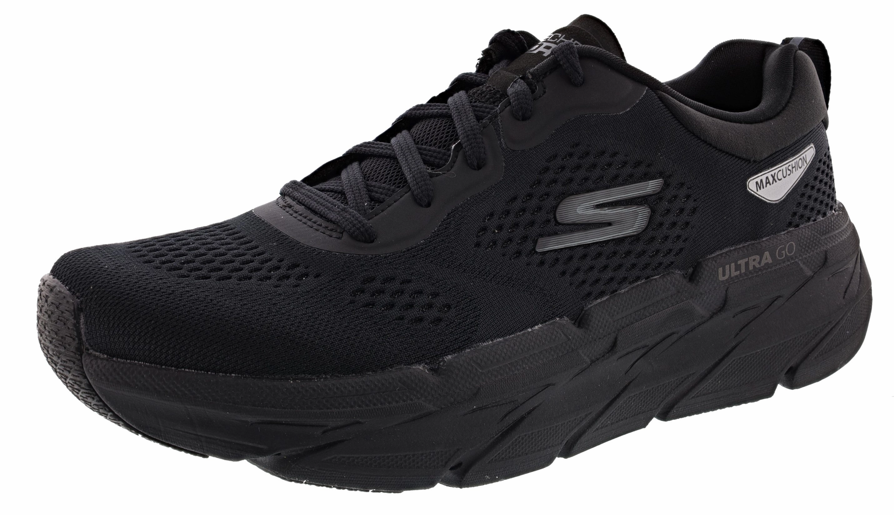Skechers Men's Max Cushioning Elite Premier Perspective Running Shoes indoor - track running shoes Seamless construction