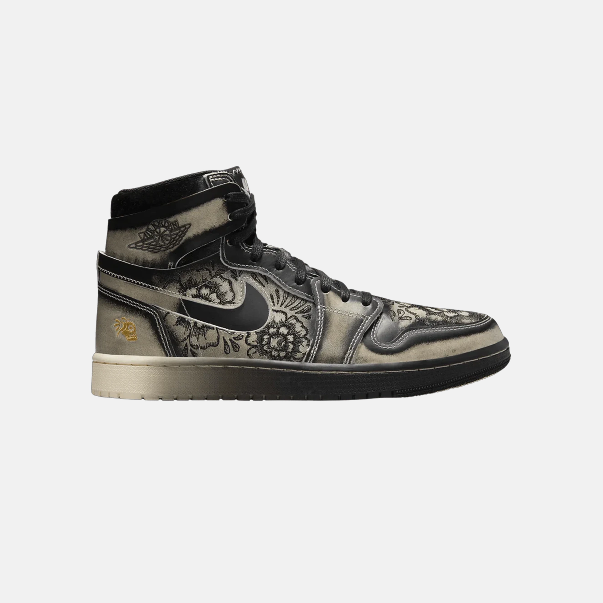 Korean Mood Relaxed Look Nike Air Jordan 1 High Dia De Muertos