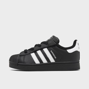 adidas Infants' Superstar II Black / White Sneaker Display