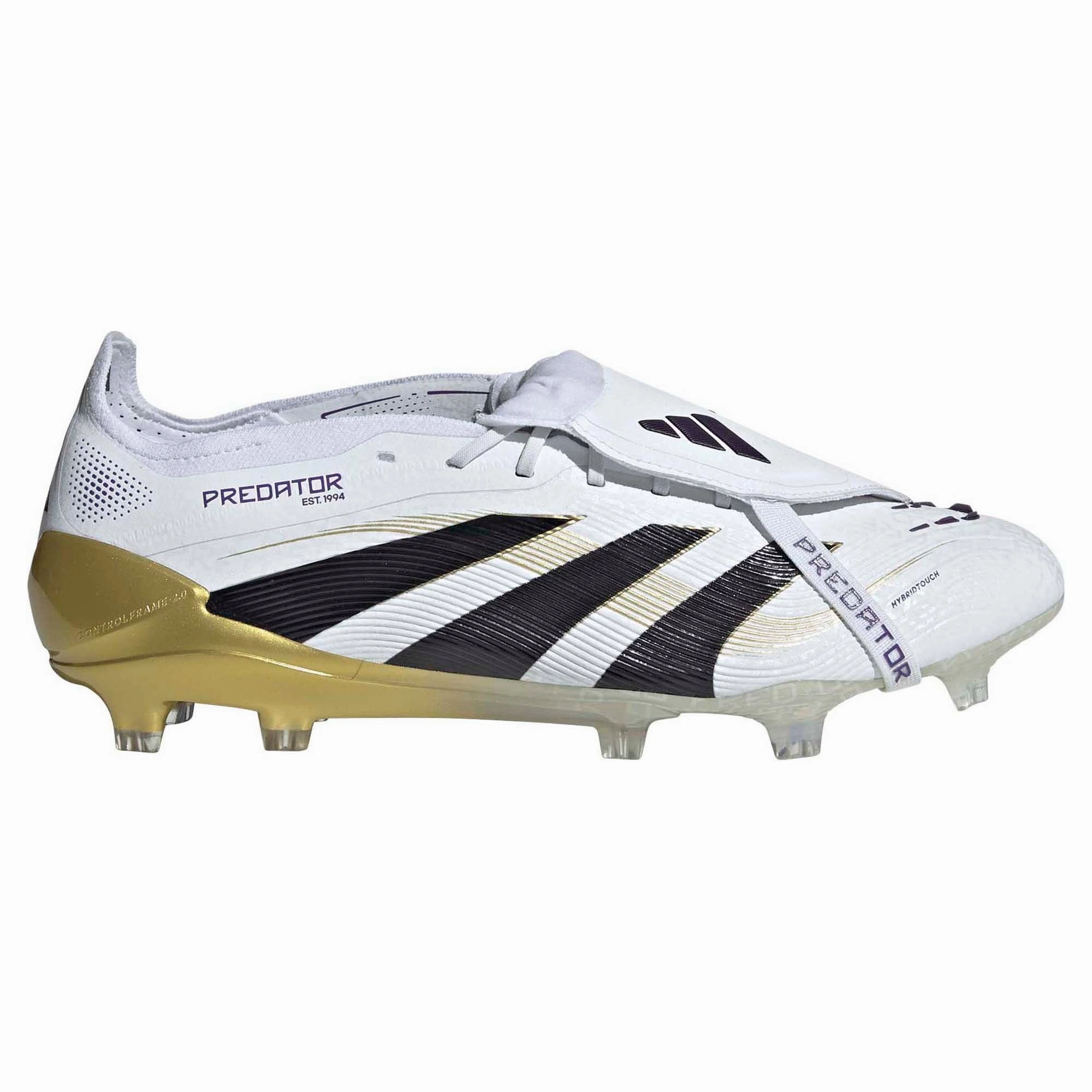 Predator Elite Fold-Over Tongue Firm Ground Unisex Football Boots Quick Reaction Side Lock