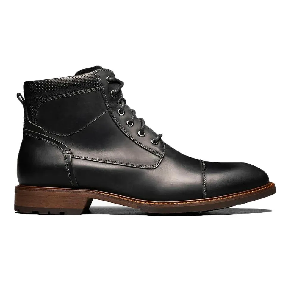 RubberOutsole Florsheim Men's Lodge Cap Boot Black