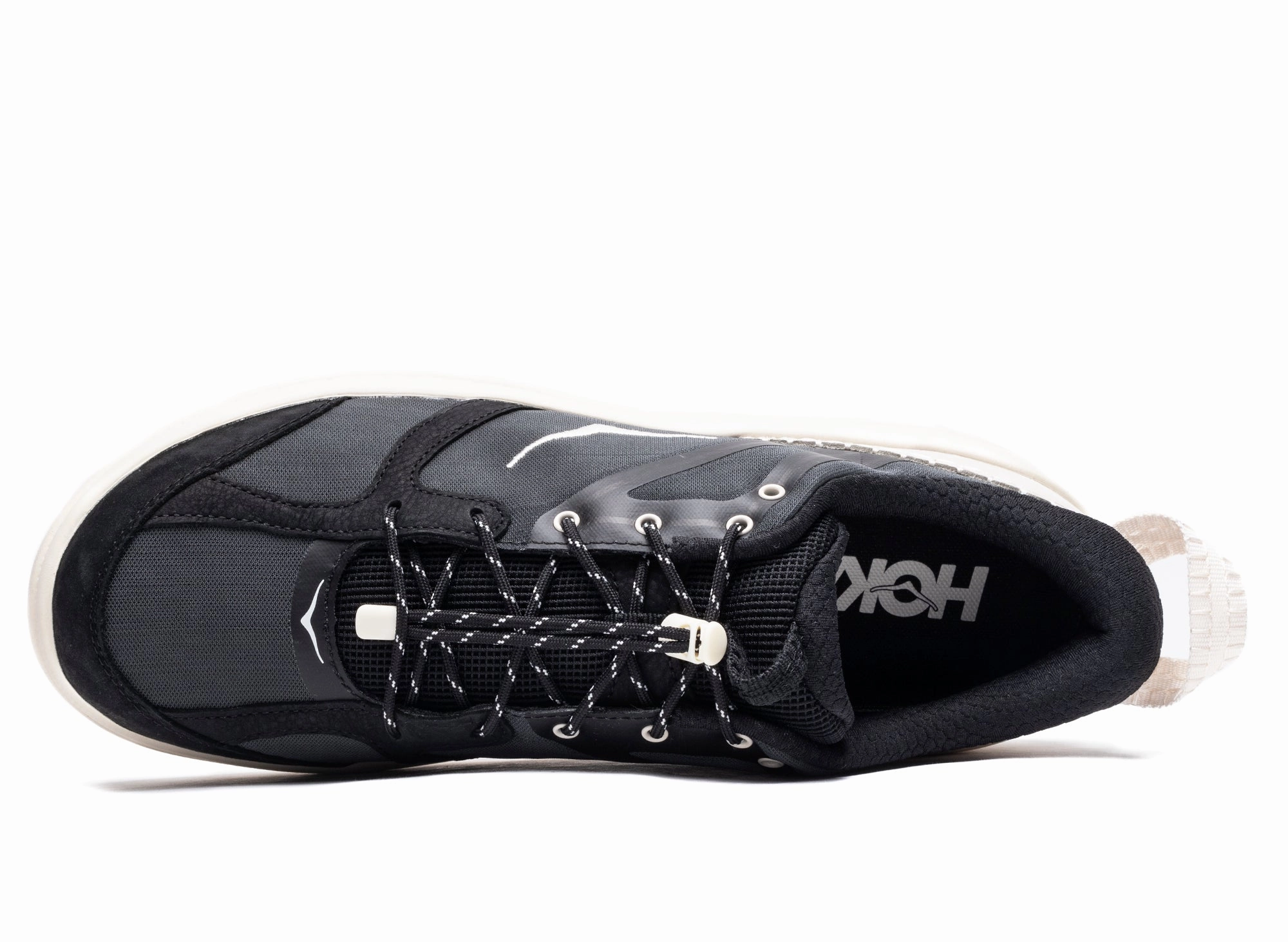 Elastic Material Unisex Hoka Bondi B3LS in Black