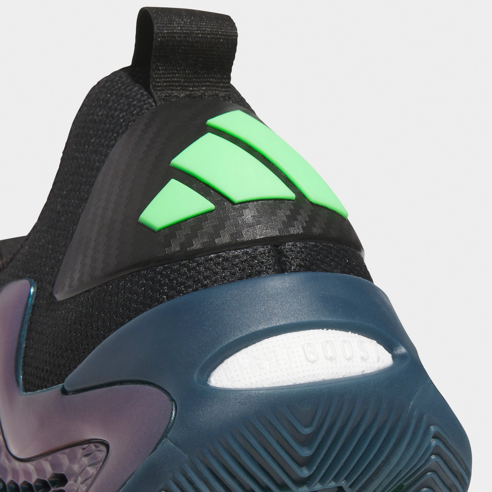 adidas Anthony Edwards 1 Low Arctic Night / Core Black - Screaming Green Comfort Stretch Enhanced Lateral Support