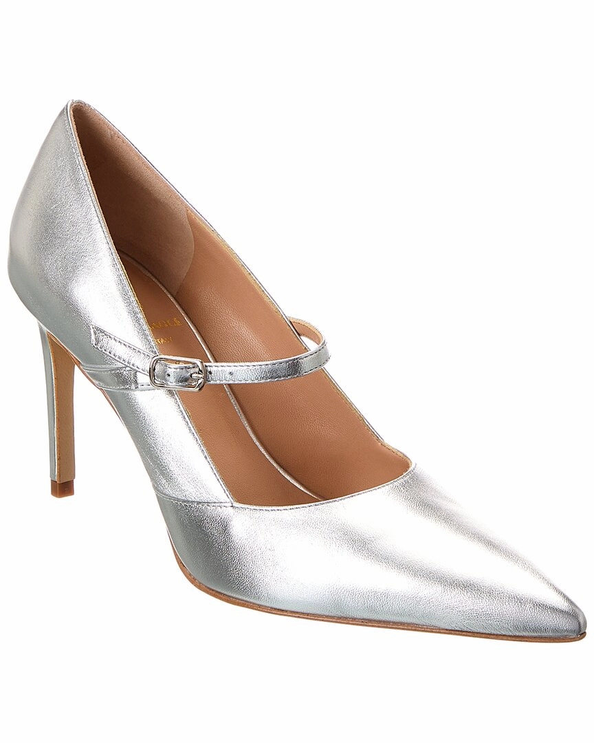 Poised Step M by Bruno Magli Panna Leather Pump