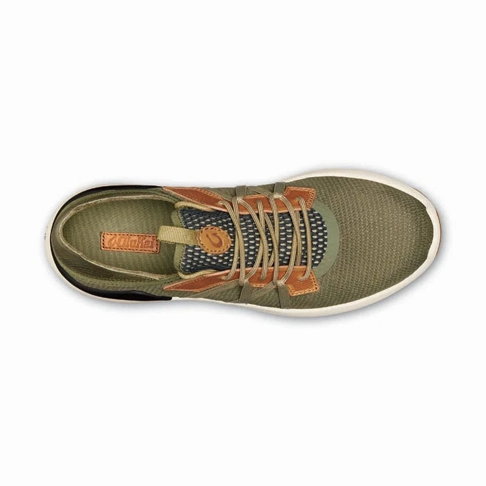 Mens Olukai Mio Li in Hunter/Lava Rock Hold Lane Comfy Motion