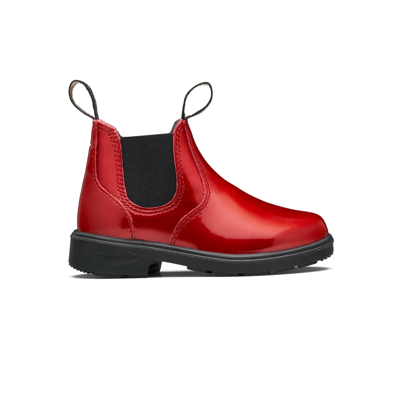 Stud Look High Traction Urban Commute Blundstone Red Patent Kids' Boot