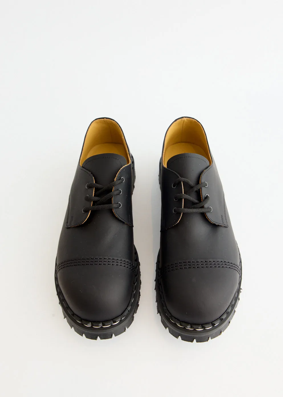 Real Shade Greasy Steel Toe Capped Gibson Shoes