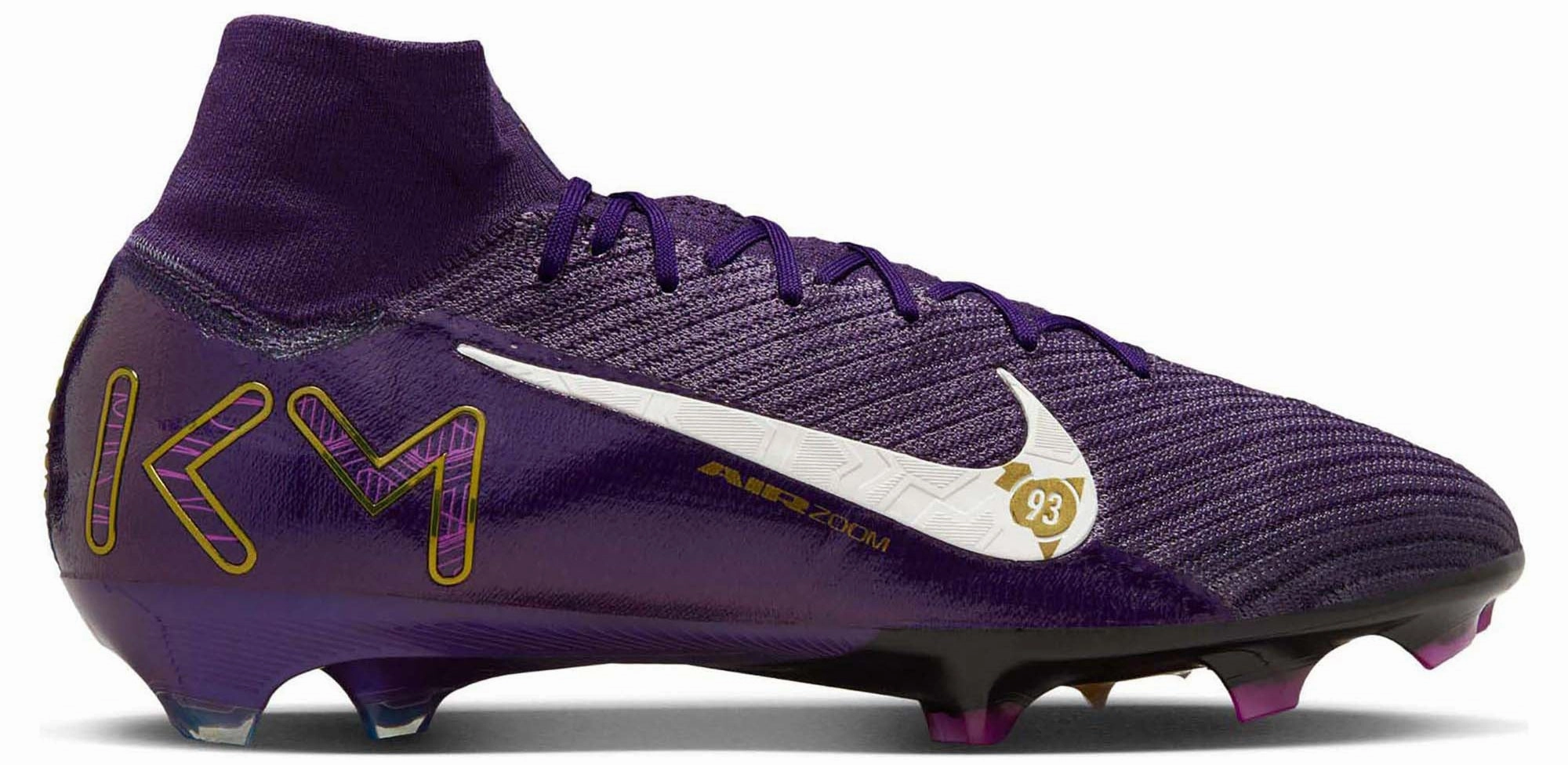 Comfortable Toe Fast Turns Mercurial Superfly 10 Elite Kylian Mbapp?? Firm Ground High Top Men's Football Boots