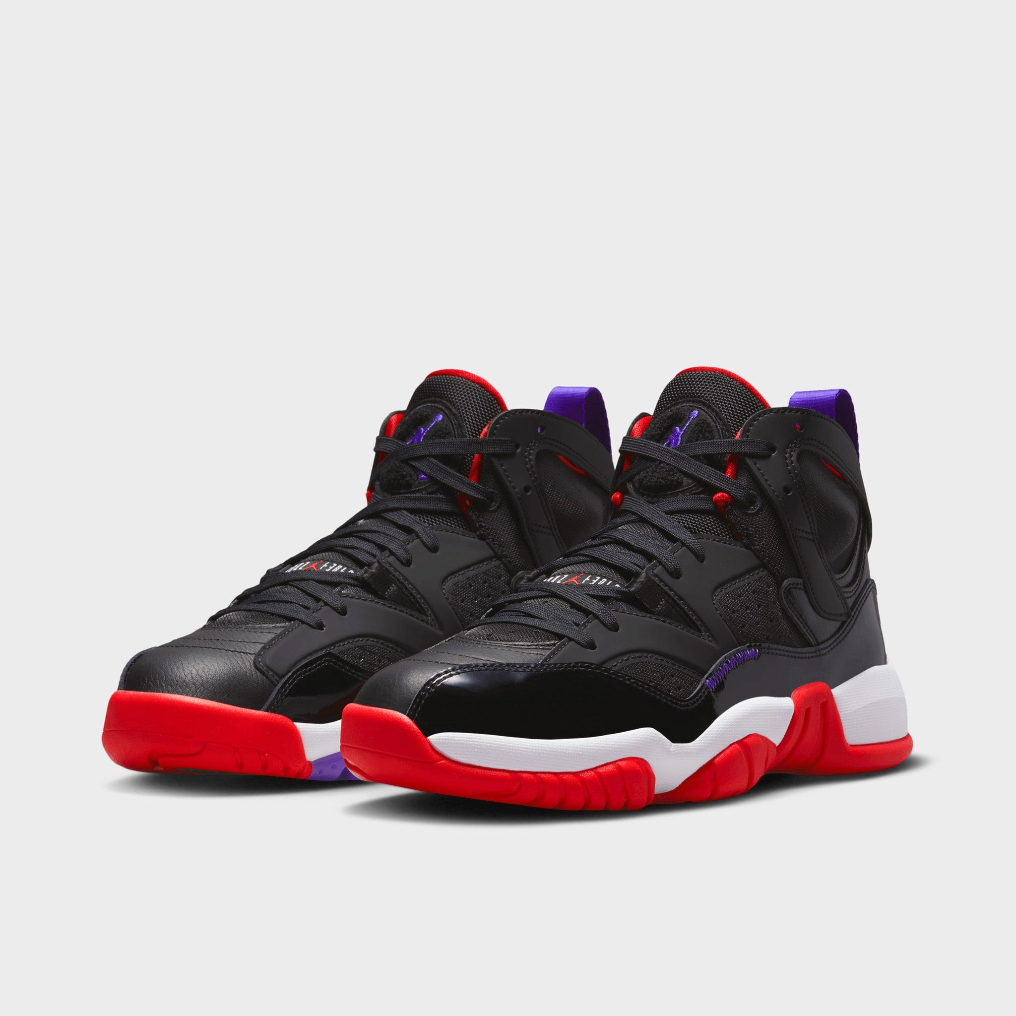 Jordan Women's Jumpman Two Trey Black / True Red - Dark Concord Stability Court Hustle