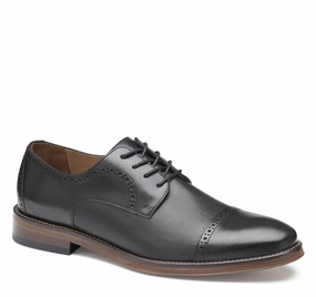 Johnston & Murphy Men's Sutton Embossed Cap Toe  Shoe Chic Slip
