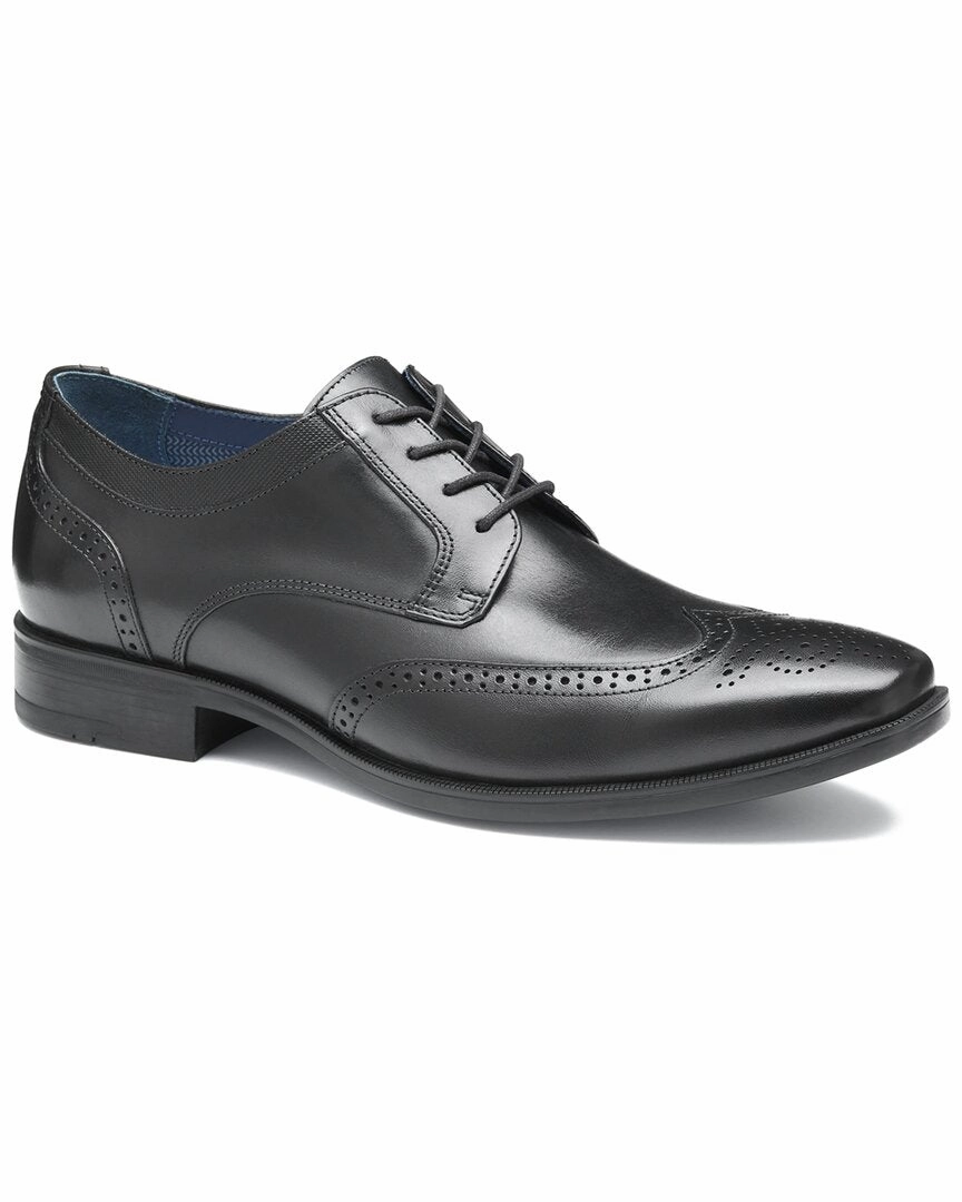 Breathable Feel Dress Code Fit Leather Step On Johnston & Murphy Gibbons Wingtip Leather Oxford