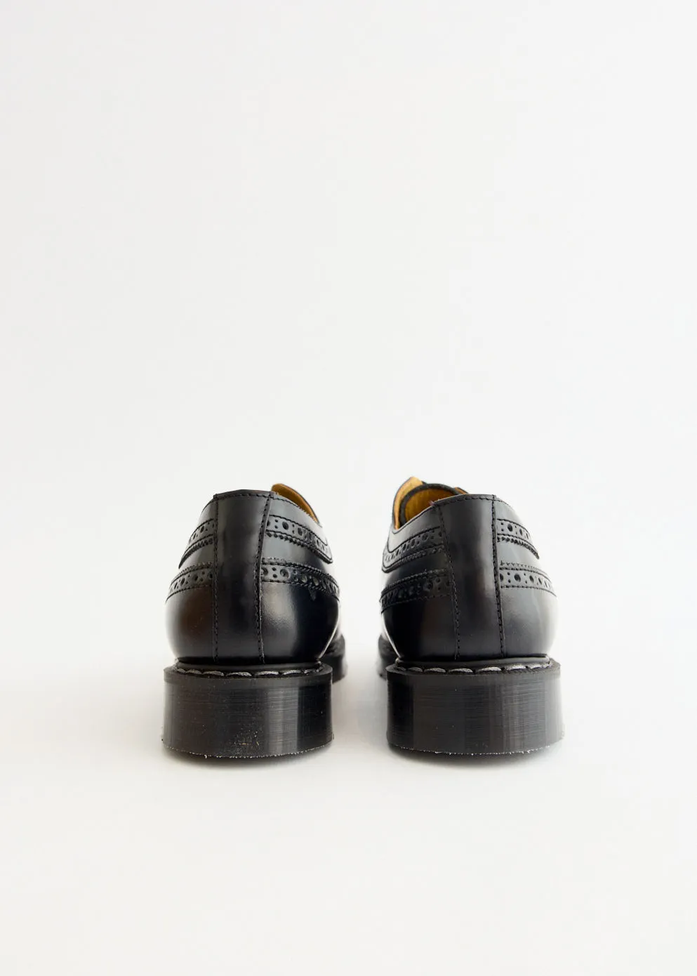 Layered Look Hi-Shine American Brogue Shoes